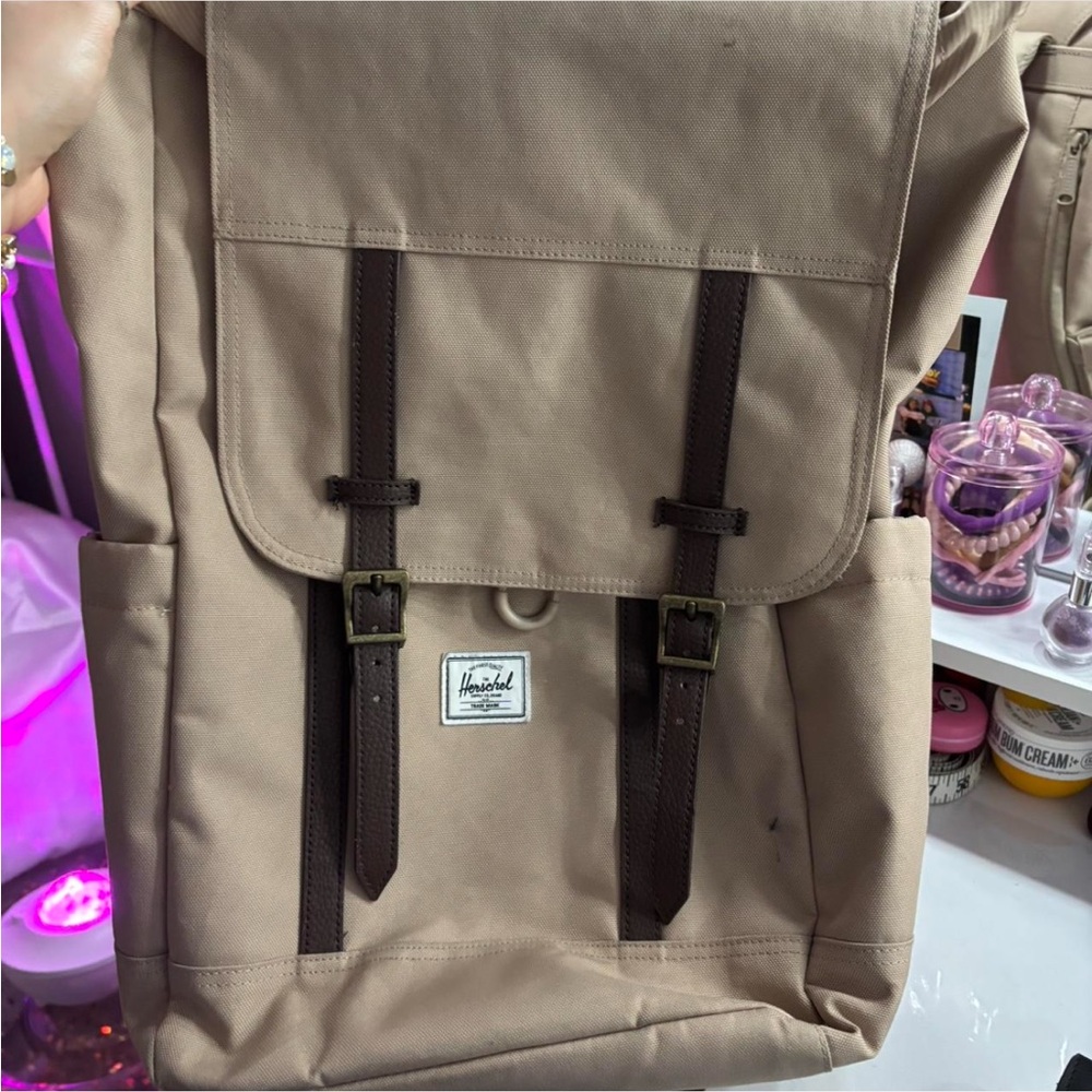 Herschel Supply Company Beige and Brown Backpack